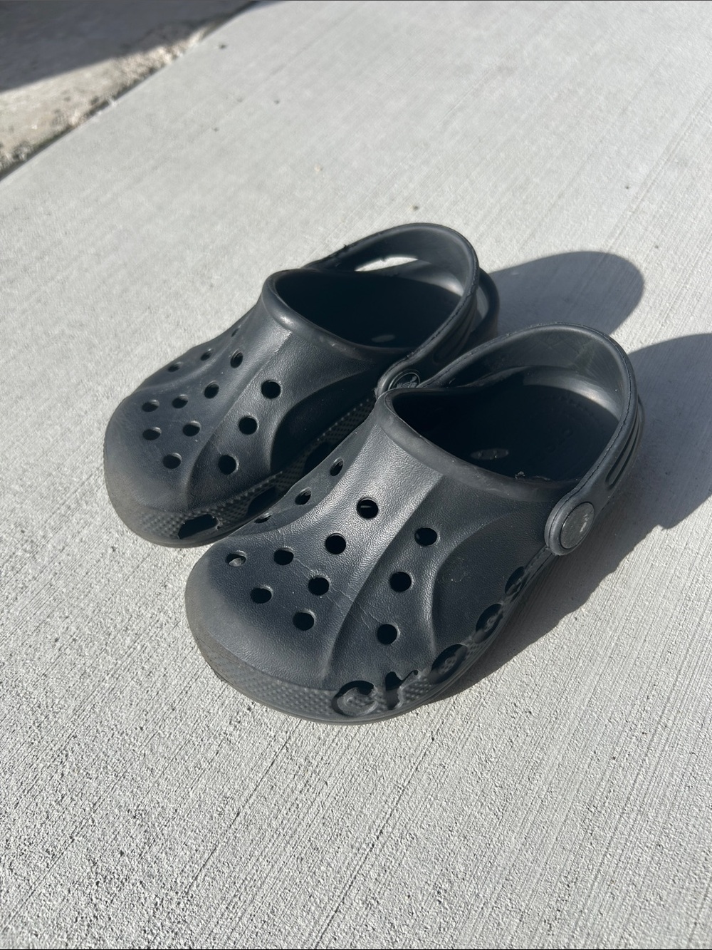 CROCS Kids Black Classic Clog Sandals
